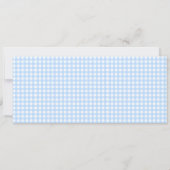 Carte Bleu Pastel Bleu Brown Ours Bébé Pilote Sur Avion (Dos)