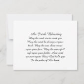 Carte Bleu Rouge Orange Vert Ruisseau en Automne (Dos)