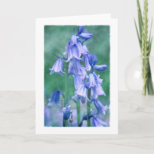 Carte Bleu sur le vert (Devant)