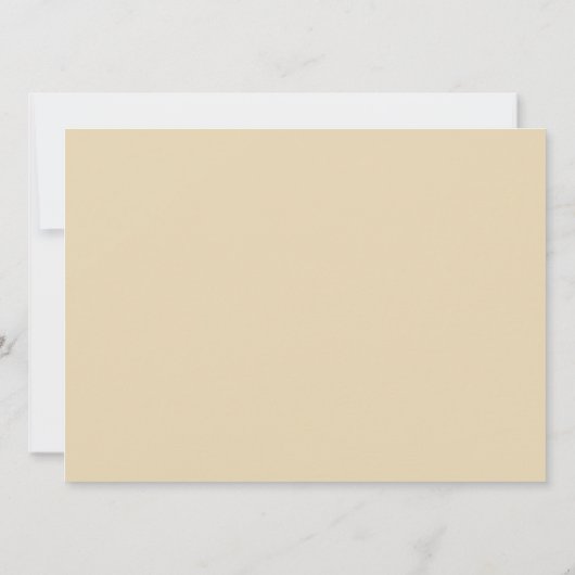 Carte Bleu uni couleur sable clair beige blanc (Dos)