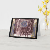 Carte bleue (Fleur jaune)