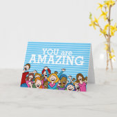 Carte bleue (Fleur jaune)