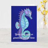 Carte bleue (Fleur jaune)