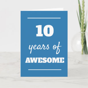 Carte bleue 10e anniversaire