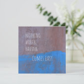 CARTE BLEUE 5.25 x 5.25 (Debout devant)