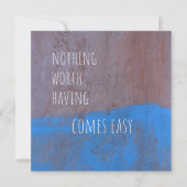 CARTE BLEUE 5.25 x 5.25 (Devant)