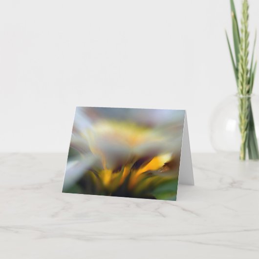 Carte bleue à fleurs en hausse (Devant)