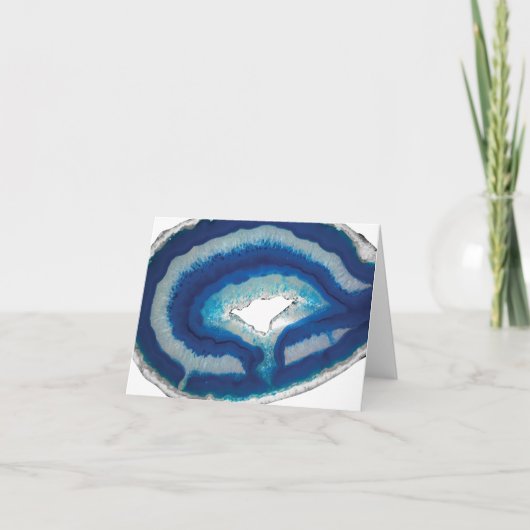 Carte bleue agate thank (Devant)