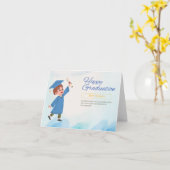 Carte Bleue Classique (Fleur jaune)