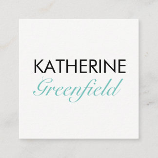 Carte bleue d'affaires/rendez-vous de bloc carré