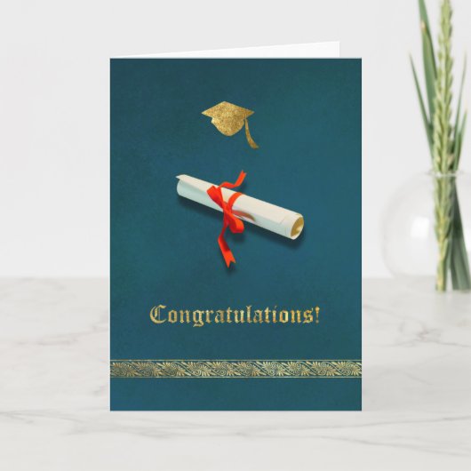 Carte Bleue de Graduation (Devant)