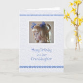 Carte bleue de Granddaughter (Fleur jaune)