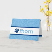 Carte bleue de la flore (Fleur jaune)