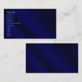 Carte bleue de profil (Devant / Derrière)