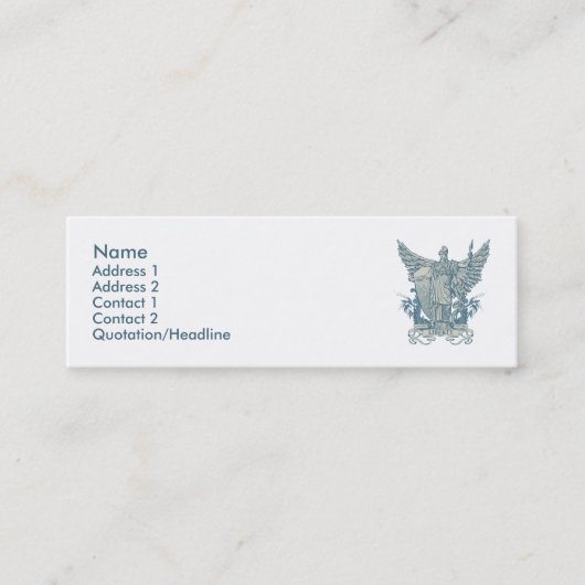 Carte bleue de profil de Libertas (Devant)