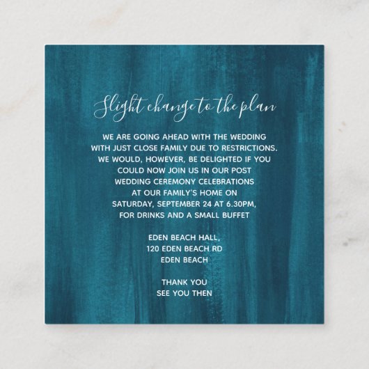 carte bleue européenne (Dos)