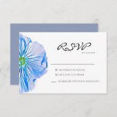 Carte bleue Floral Espagnol (Devant / Derrière)