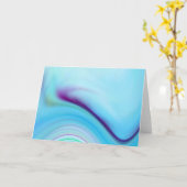 carte bleue III (Fleur jaune)