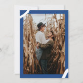 Carte bleue nom photo mariage (Dos)