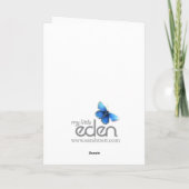 Carte bleue pour bébé (Dos)