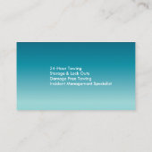 Carte bleue professionnelle d'entreprise de (Dos)