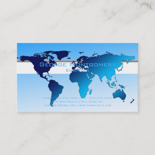 Carte bleue professionnelle du monde