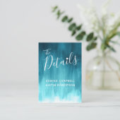 carte bleue verte (Debout devant)