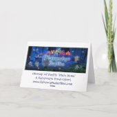 Carte Bleus de Dixie de Daylily ' (Dos)