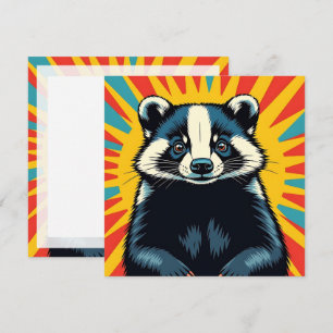 Carte Blinder d'art Pop Cute