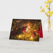 Carte Bling de Noël (Fleur jaune)