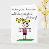 Carte Bling du coureur (Fleur jaune)