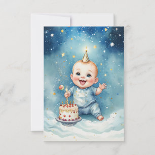 Carte Bliss d'anniversaire Starry Baby