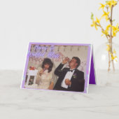 Carte Bliss mariés (Fleur jaune)