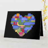 Carte Bloc de constructeur maître Brique de construction (Fleur jaune)