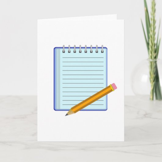 Carte Bloc-notes (Devant)