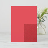 Carte Bloc Rouge Tomate – Personnalisable (Debout devant)