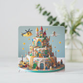 CARTE BLOCS COLOFUL JOUET THÈME ANNIVERSAIRE DE ENFANT (Debout devant)