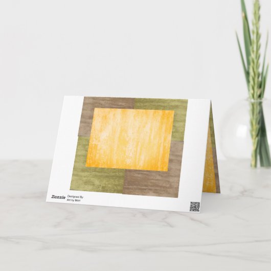 Carte Blocs couleur automne (Dos)