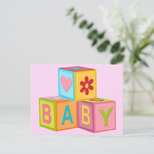 Carte Blocs de construction (Debout devant)