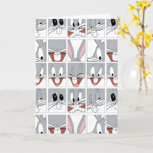 Carte Blocs d'expression BUGS BUNNY™ (Fleur jaune)