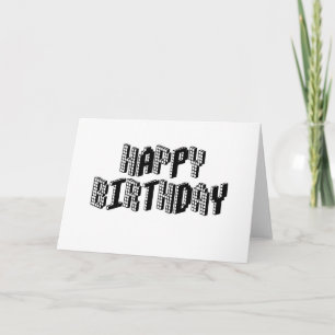 Carte Blocs Joyeux anniversaire