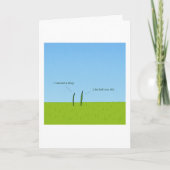 Carte Blog Funny Grass Blades (Devant)