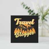 Carte Blogueuse de voyage (Debout devant)