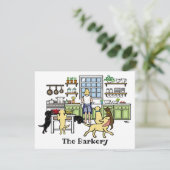 Carte Blonde de cuisine de maman du Labrador (Debout devant)