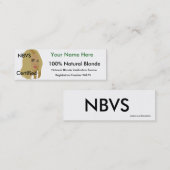 Carte blonde d'identification (Devant / Derrière)