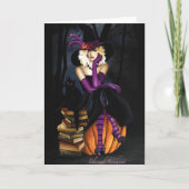 Carte Blonde sorcier Citrouille pourpre (Devant)