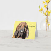 Carte Bloodhal Be Well Card (Fleur jaune)