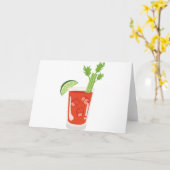 Carte Bloody Mary (Fleur jaune)