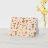 Carte Blooms magiques Mandrake Motif (Fleur jaune)