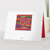 Carte Bloquer les couleurs de l'art devant dans les coeu (Dos)